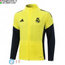 Giacca Lunga Zip Real Madrid 2025/2026 Giallo Nero