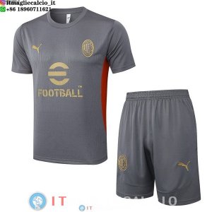 Formazione Set Completo Maglia AC Milan 2025/2026 Grigio
