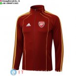 Giacca Lunga Zip Arsenal 25-26 Rosso I Giallo Giacca Lunga Zip Arsenal 25-26 Rosso I Giallo