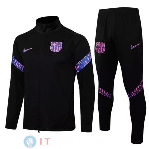 Giacca Set Completo Barcellona 21-22 I Nero Purpureo