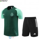 Formazione Bambino Set Completo Maglia Algeria 2023 Verde Nero