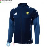 Giacca Lunga Zip Al-Nassr 25-26 Blu Navy