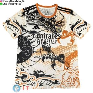 Thailandia Maglia Real Madrid Speciale 2025/2026 Nero Arancione Bianco