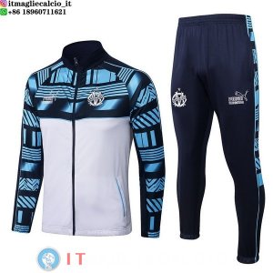 Giacca Bambino Set Completo Marseille 2022/2023 Blu I Bianco