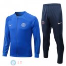 Giacca Bambino Set Completo PSG 2022/2023 Blu