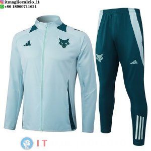 Giacca Set Completo Lunga Zip Cruzeiro 25-26 Verde