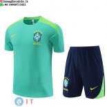 Formazione Set Completo Brasile 2024 Verde Blu