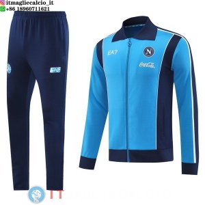 Giacca Full Zip e Pantaloni Allenamento Napoli 2025/2026 I Blu
