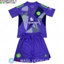 Maglia Set Completo Uomo Manchester United Portiere 2024/2025 Purpureo