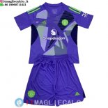 Maglia Set Completo Uomo Manchester United Portiere 2024/2025 Purpureo
