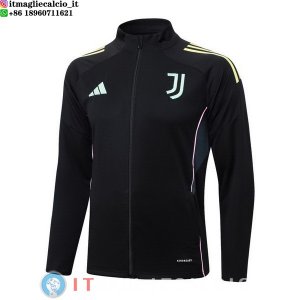Giacca Lunga Zip Juventus 2025/2026 Nero Rosa