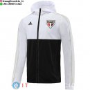 Giacca A Vento Sao Paulo 2023/2024 Bianco Nero