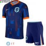 Maglia Paesi Bassi Set Completo Uomo Seconda 2024