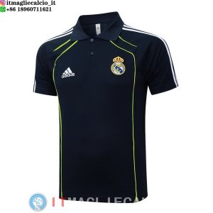 POLO Maglia Real Madrid 2025/2026 Blu Navy I Verde