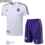 Formazione Maglia Set Completo Real Madrid 2025/2026 Bianco Purpureo