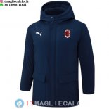 Giacca in Cotone AC Milan 24-25 Blu I Navy