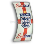 Calcio Bandiera Inghilterra Bianco Calcio Bandiera Inghilterra Bianco