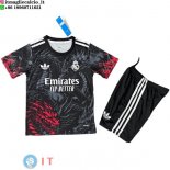 Maglia Bambino Real Madrid Speciale 2025/2026 Nero Rosso