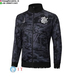 Giacca Lunga Zip Corinthians Paulista 25-26 Grigio Nero