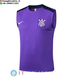 Senza Maniche Maglia Corinthians Paulista 2025/2026 Purpureo