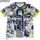 Thailandia Maglia Brasile Speciale 2026 Grigio Bianco Giallo
