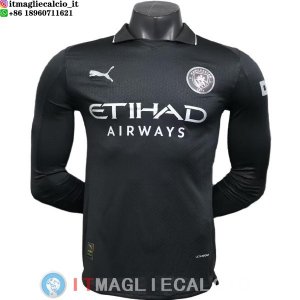 Maglia Manchester City Seconda Giocatori 2025/2026 ML