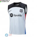 Senza Maniche Maglia Barcellona 2023/2024 Grigio Luce Rosso