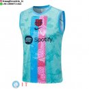 Senza Maniche Maglia Barcellona 2023/2024 Verde Rosa