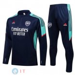 Giacca Set Completo Arsenal 21-22 Blu Navy Verde