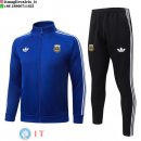 Giacca Full Zip e Pantaloni Allenamento Bambino Argentina 2026 Blu I Bianco Nero