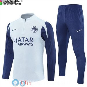 Felpa Da Allenamento Set Completo Inter Milan 25-26 Blu
