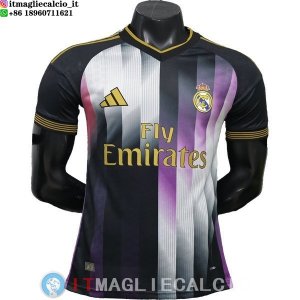 Maglia Real Madrid Speciale Giocatori 2026/2027 Nero Bianco Purpureo