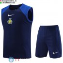 Senza Maniche Set Completo Maglia Al-Nassr FC 2023/2024 Blu