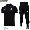 POLO Maglia Set Completo Real Madrid 2023/2024 Nero