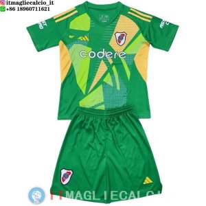 Maglia Set Completo Uomo River Plate Portiere 2024/2025 Verde