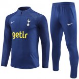 Felpa Da Allenamento Bambino Giocatori Set Completo Tottenham Hotspur 23-24 Blu Navy