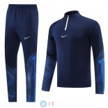 Felpa Da Allenamento Set Completo Nike 22-23 Blu I Navy