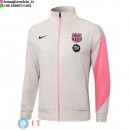 Giacca Felpa Cappuccio Barcellona 25-26 Giallo Rosa