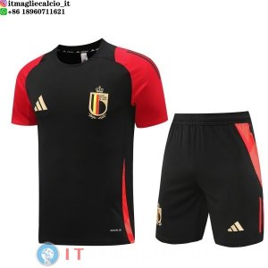 Formazione Set Completo Belgio 2026 Nero Rosso