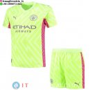 Maglia Bambino Manchester City Portiere 2023/2024 Giallo