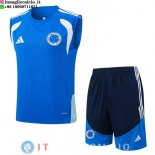 Senza Maniche Set Completo Cruzeiro 2026/2027 Blu Bianco