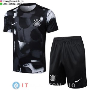 Formazione Set Completo Maglia Corinthians Paulista 2025/2026 Nero Grigio