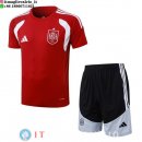 Formazione Set Completo Maglia Spagna 2026 Rosso Nero Bianco