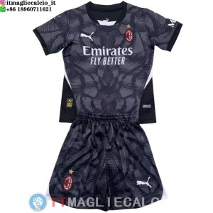 Maglia Bambino Ac Milan Portiere 2024/2025 Nero