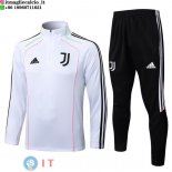Felpa Da Allenamento Set Completo Juventus 25-26 Bianco Nero