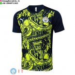 Formazione Maglia Manchester city 2024/2025 Verde Blu Navy Formazione Maglia Manchester city 2024/2025 Verde Blu Navy