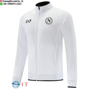 Giacca Lunga Zip Napoli 23-24 Bianco