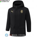 Giacca in Cotone AC Milan 24-25 Nero