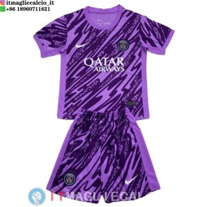 Maglia Set Completo Uomo Paris Saint Germain Portiere 2024/2025 Purpureo