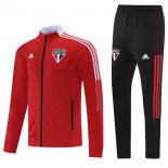 Giacca Set Completo Sao Paulo 2021/2022 Rosso Nero